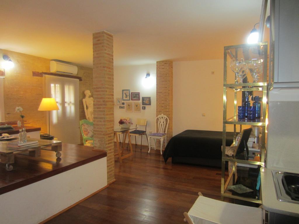Living Valencia Studio Serranos Apartamento Quarto foto