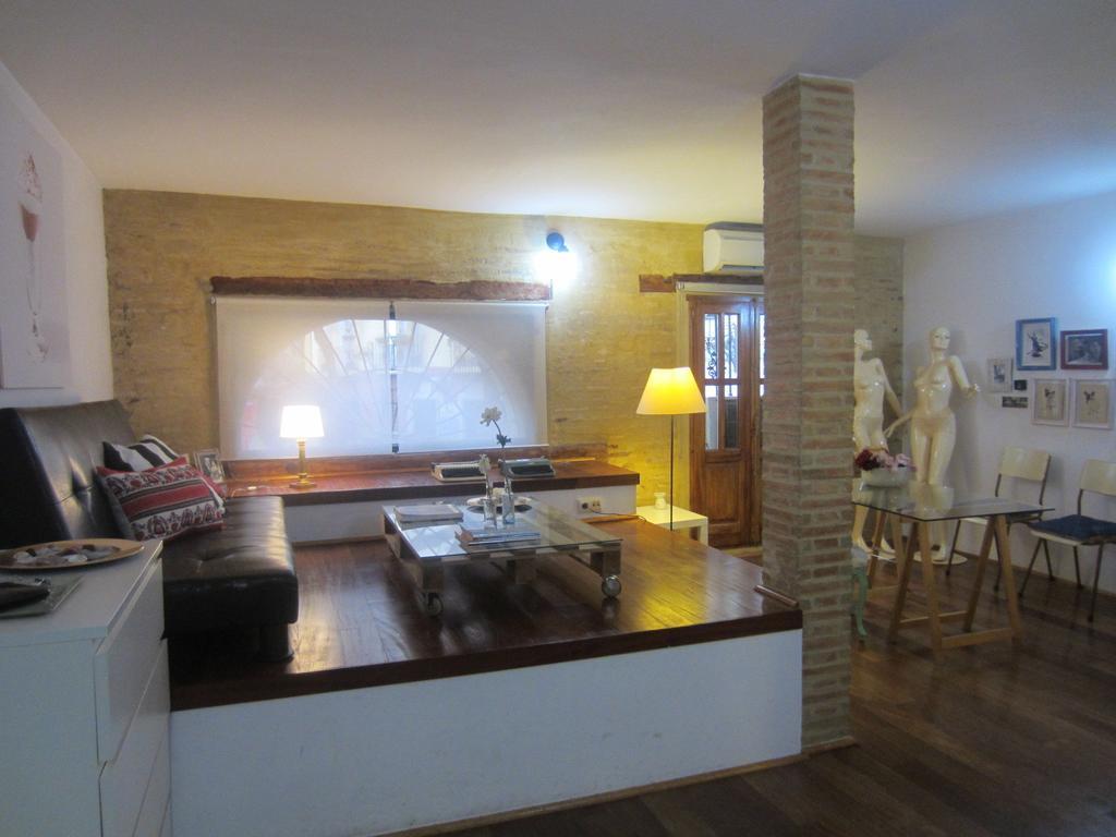 Living Valencia Studio Serranos Apartamento Quarto foto