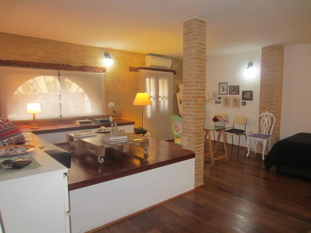 Living Valencia Studio Serranos Apartamento Quarto foto